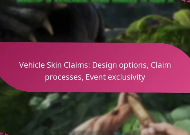 Vehicle Skin Claims: Design options, Claim processes, Event exclusivity