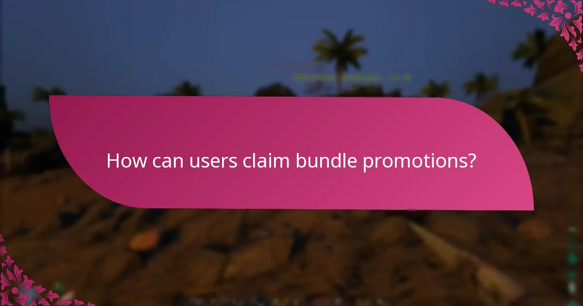 What are the eligibility criteria for bundle promotions?