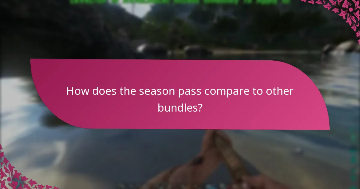 What are the platform specifics for the season pass?