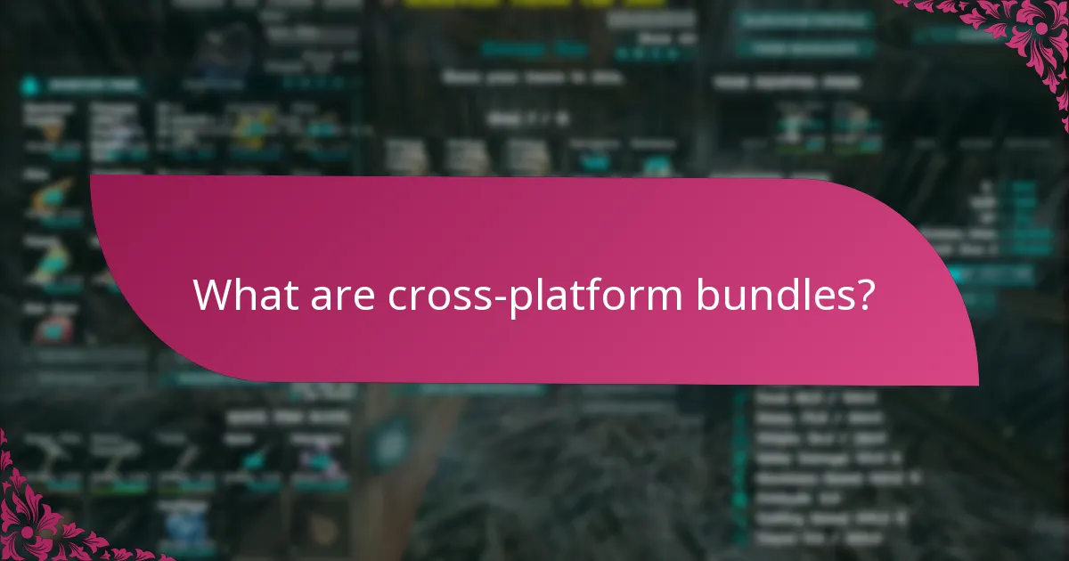 How can users claim cross-platform bundles?