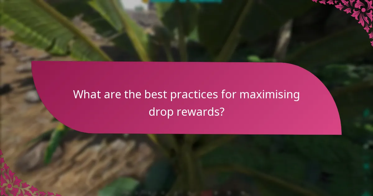 How can players claim their drop rewards?
