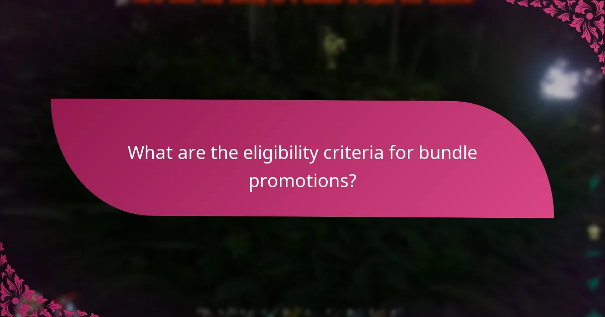 What are the potential risks of bundle promotions?