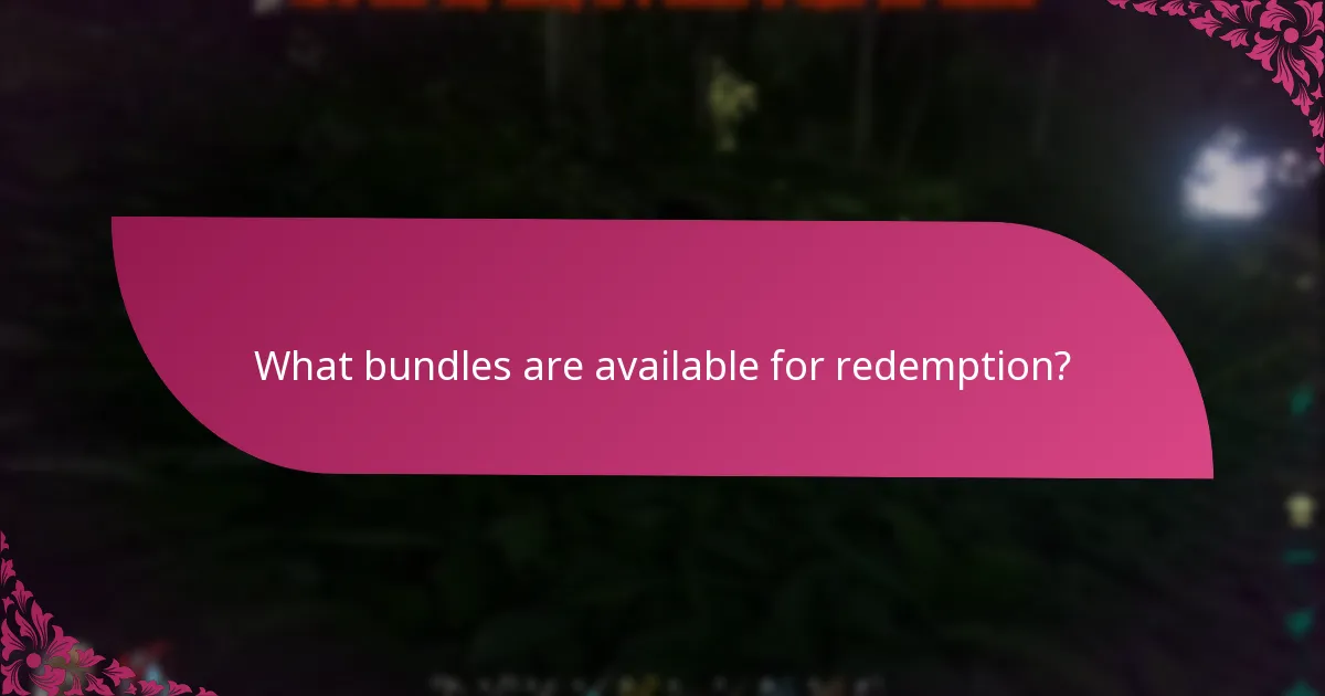 How do bundle redemptions compare across platforms?